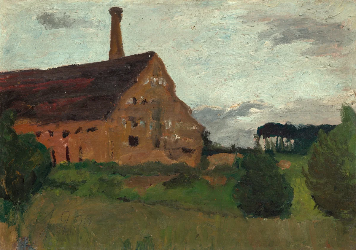 Old Factory by Paula Modersohn-Becker, painting, 1900