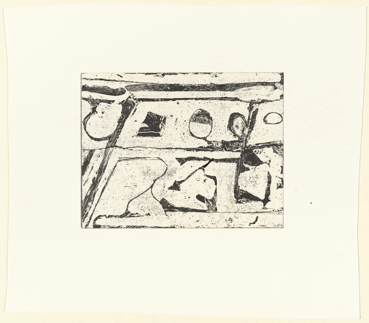 Oui [working proof 8] by Richard Diebenkorn, print, 1990
