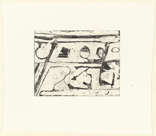 Oui [working proof 8] by Richard Diebenkorn, print, 1990