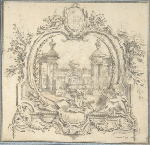 Study for a Book Vignette by Pierre Edmé Babel, book, 1730-1775