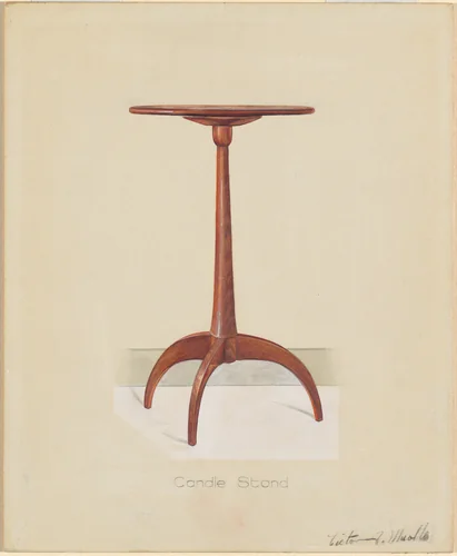 Shaker Table by Victor F. Muollo, index of american design, 1936