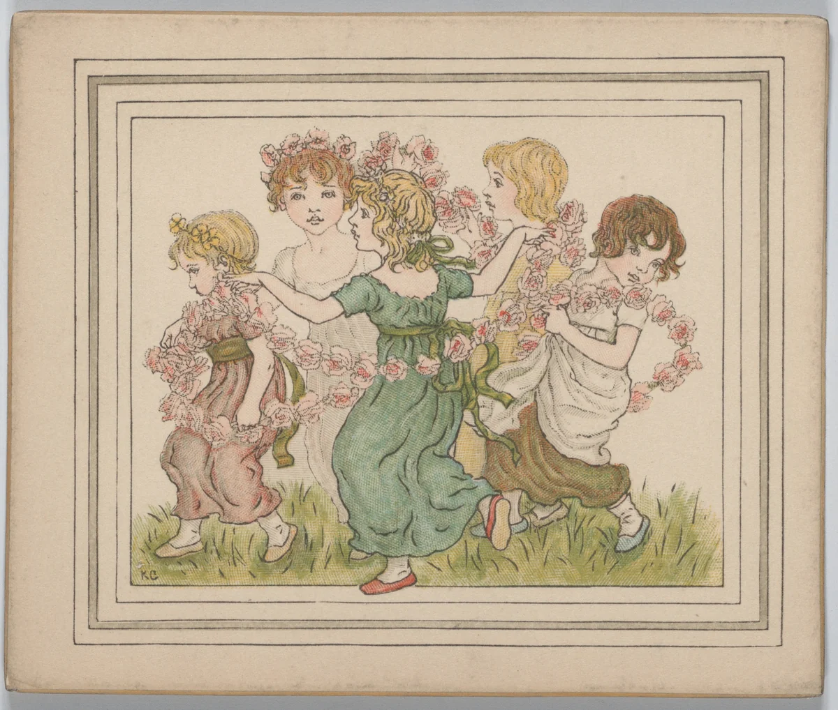 Valentine by Kate Greenaway, other, 1880