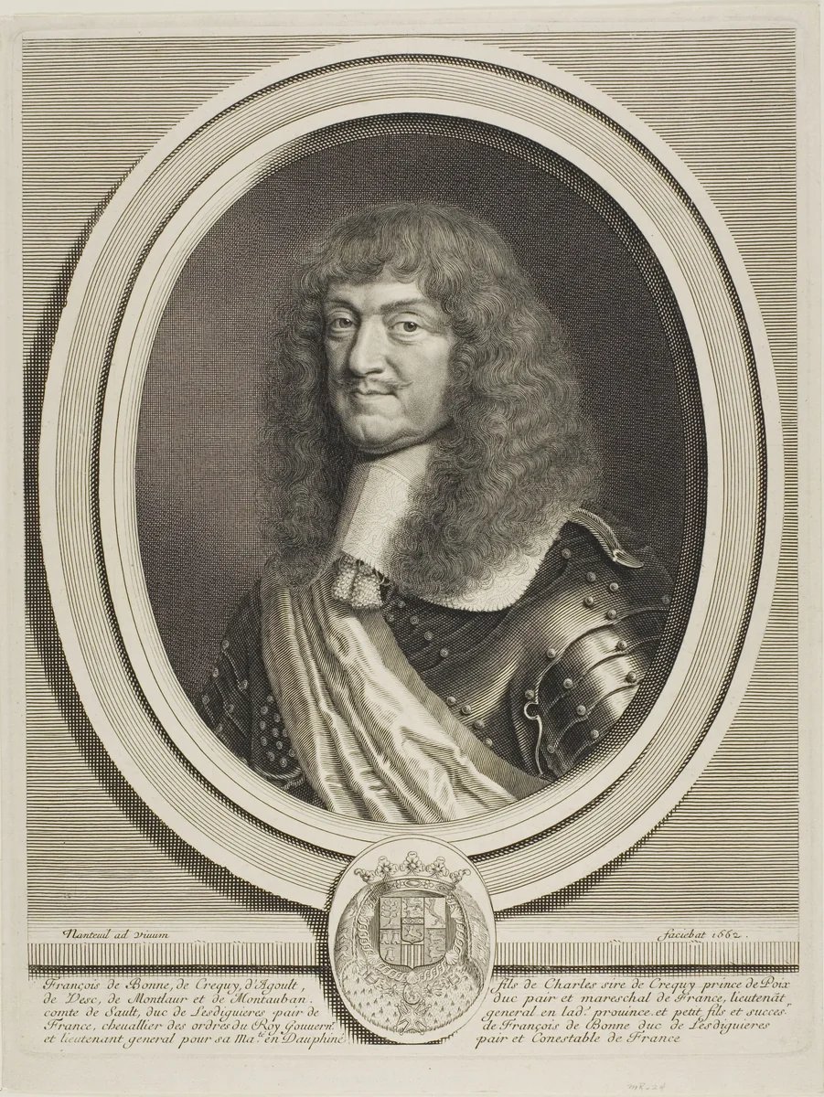 Le Maréchal de Créqui by Robert Nanteuil, print, 1662