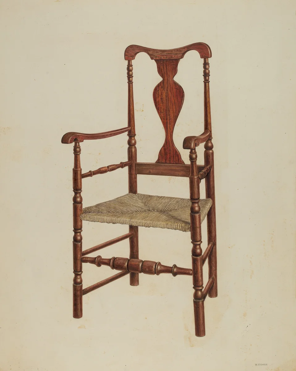 Armchair by Harry Eisman, index of american design, 1940