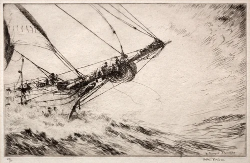 The Bowsprit by Arthur John Trevor Briscoe, print, 1928