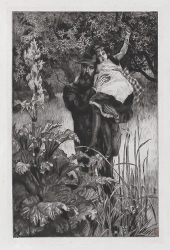 The Widower by James Tissot, print, 1877