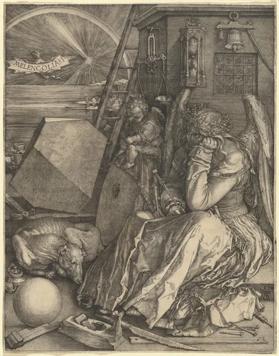 Melencolia I by Albrecht Dürer, print, 1514