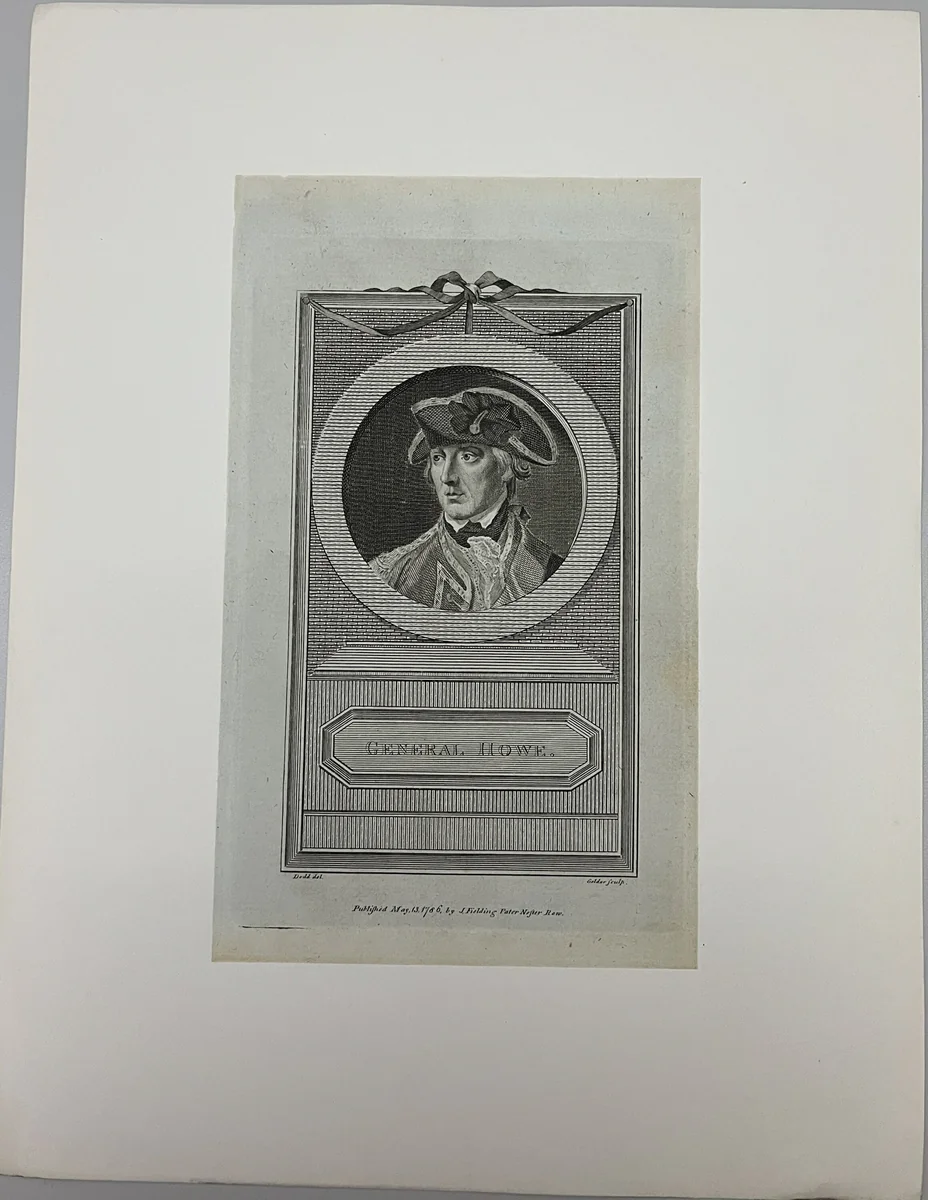 General Howe by John Goldar, other, 1786
