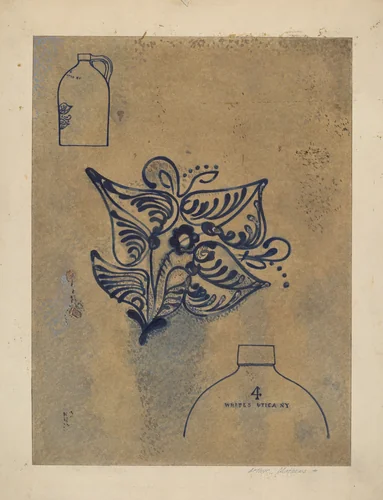 Jug by Arthur Mathews, index of american design, 1937