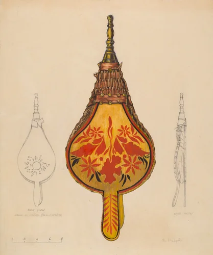 Fireside Bellows by Grace Halpin, index of american design, 1937