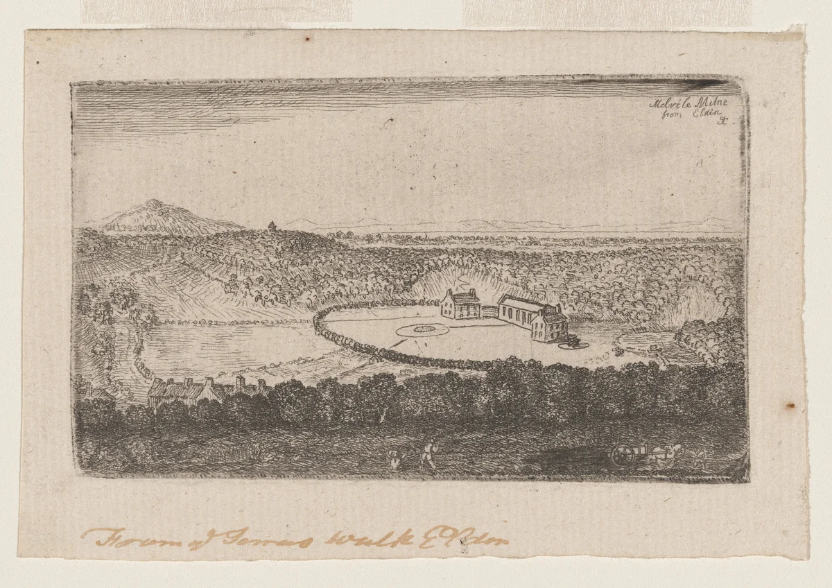 Melville Milne by John Clerk, print, 1765-1775