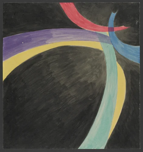Colored Rhythm: Study for the Film by Léopold Survage, drawing, 1913