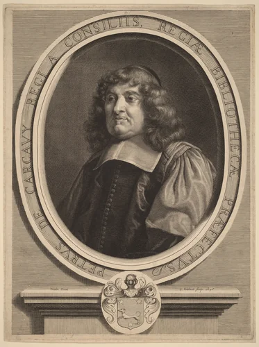 Pierre de Carcavy by Gerard Edelinck; Louis Testelin, print, 1675