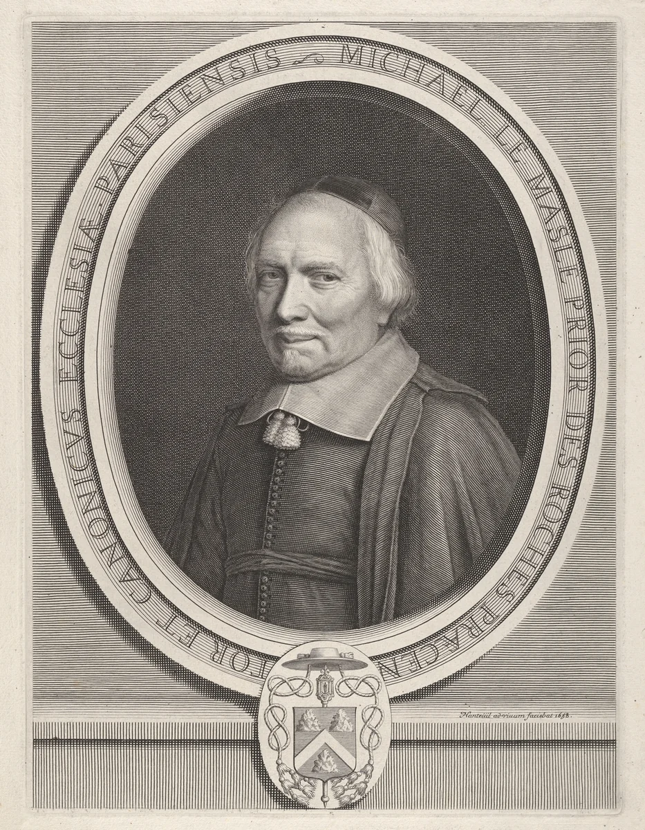 Michel Le Masle by Robert Nanteuil, print, 1653-1663