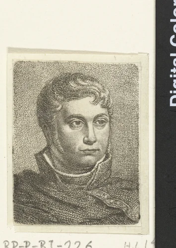 Portretbuste van Ernst Willem Jan Bagelaar by Ernst Willem Jan Bagelaar, print, 1798-1837