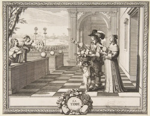 Earth by Abraham Bosse, print, 1643-1653