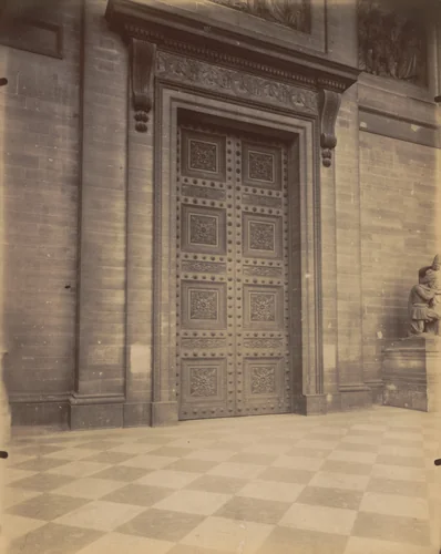 Panthéon (porte) by Eugène Atget, photograph, 1911