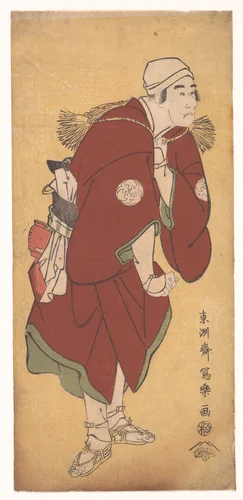 Bandō Mitsugorō II as the Farmer Asakusa no Jirōsaku by Tōshūsai Sharaku, print, 1794-1795
