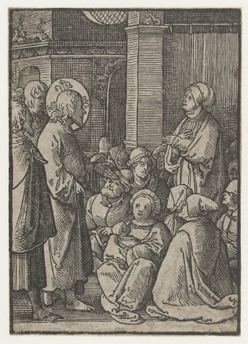 Prediking van Christus by Unknown, print, 1518-1522