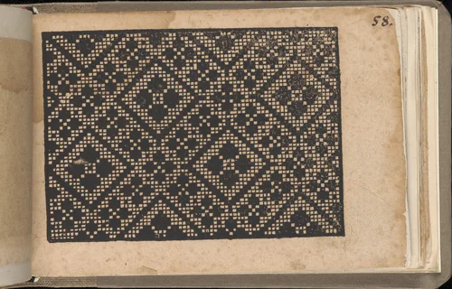 Schön newes Modelbuch (Page 58r) by Sigismundus Latomus, book, 1608