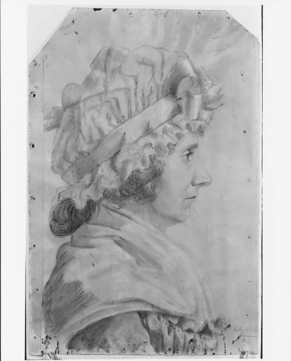 Mrs. George Clinton (Cornelia Tappen) by Thomas Bluget De Valdenuit, artwork, 1794-1797