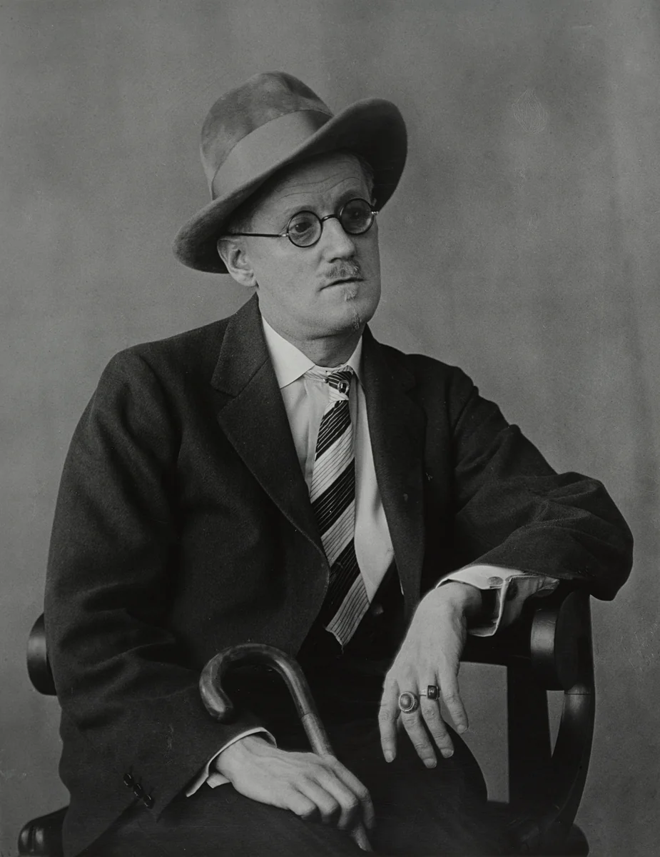 James Joyce by Berenice Abbott, photograph, 1928