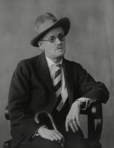 James Joyce by Berenice Abbott, photograph, 1928