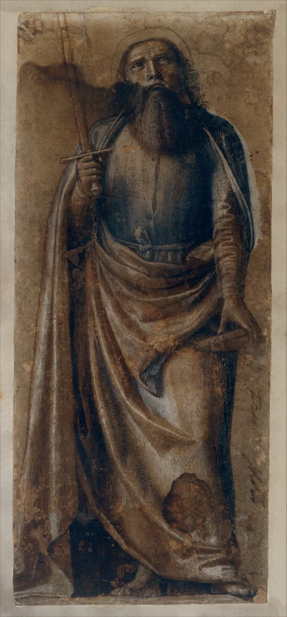 Saint Paul by Michele da Verona, drawing, 1505-1515