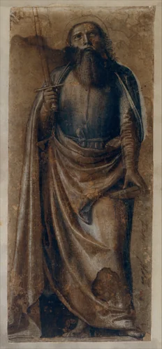 Saint Paul by Michele da Verona, drawing, 1505-1515