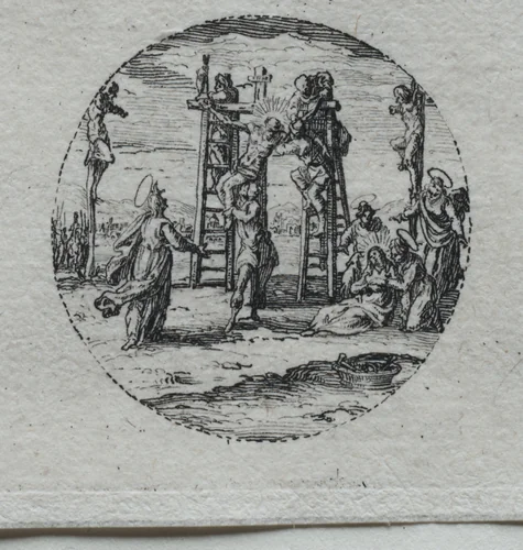 The Mysteries of the Passion: The Crucifixion by Jacques Callot, print, 1631