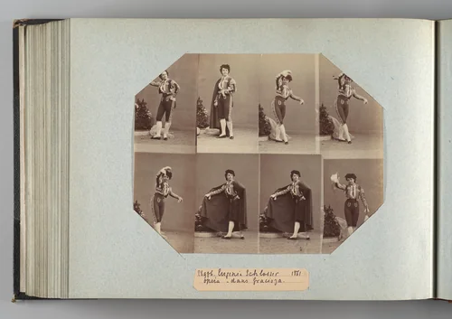 Eugénie Schlosser dans Gracioza by André Adolphe-Eugène Disdéri, photograph, 1861