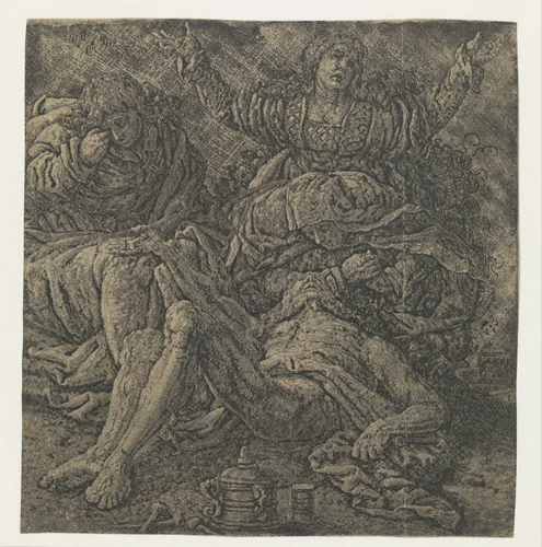 The Lamentation of Christ by Hercules Segers, print, 1630-1633