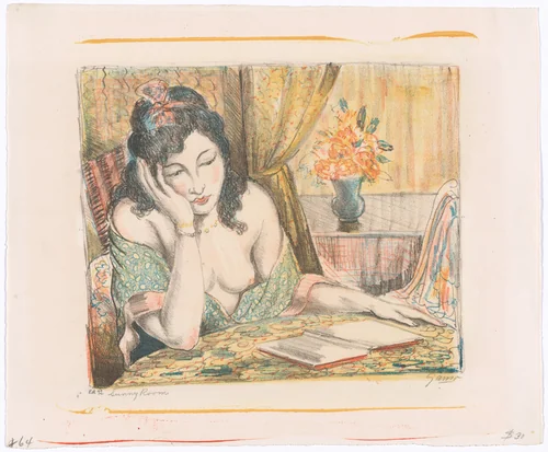 Sunny Room by Emil Ganso, print, 1931