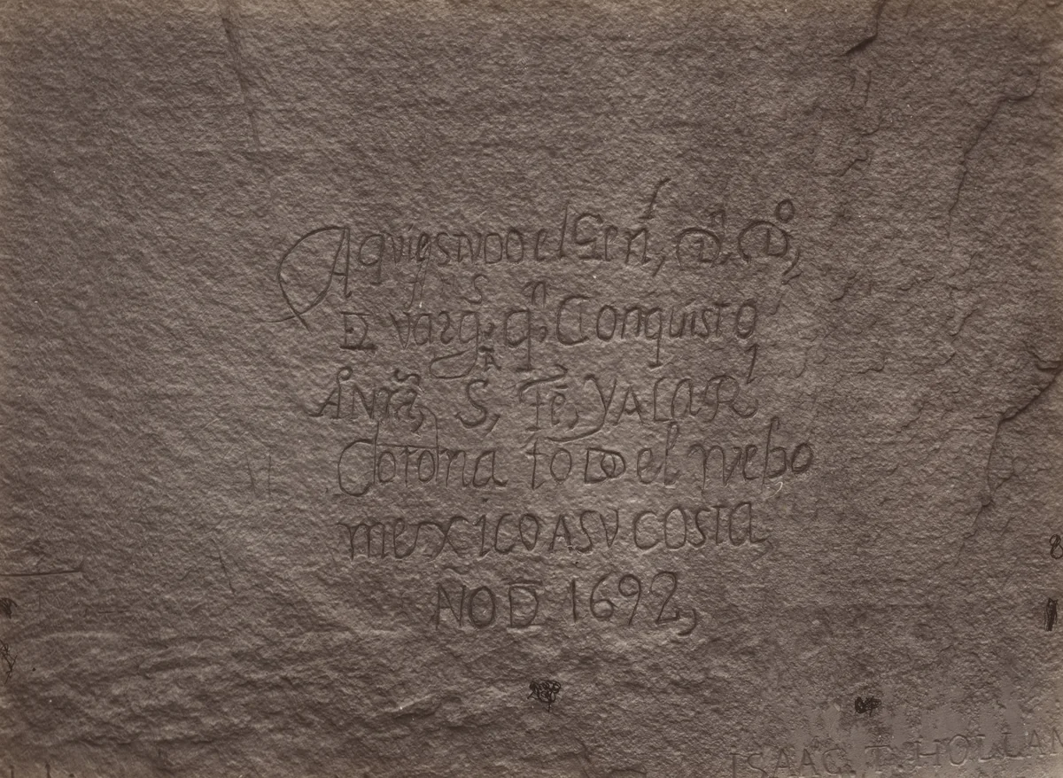 Historic Spanish Record of the Conquest by Timothy O'Sullivan, photograph, 1871