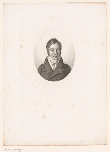 Portret van Pierre-François-Jean Bogne de Faye by Ambroise Tardieu, print, 1820-1821
