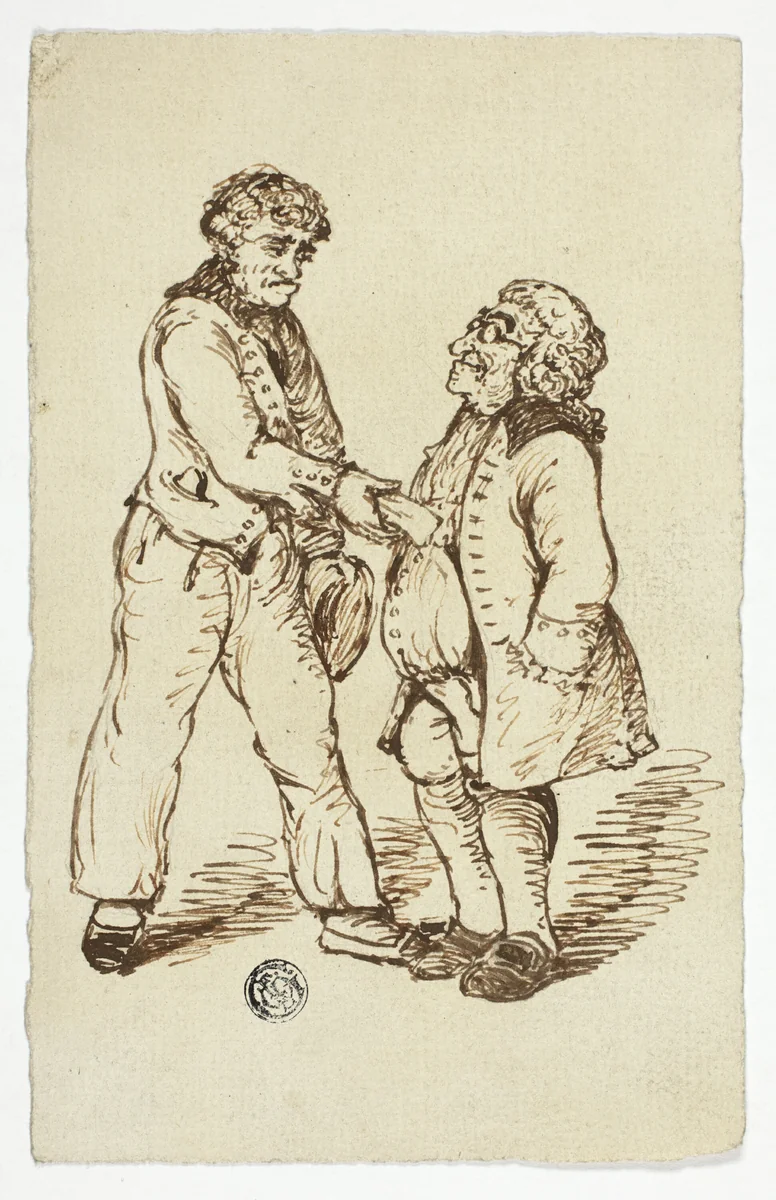 Sailor and Gentleman by Philipp William May, drawing, 1884-1903