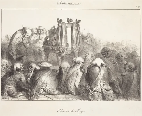 Adoration des Mages by French 19th Century, print, 1800-1899