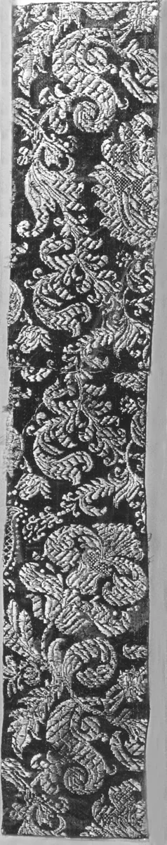 Fragment by France or Italy, textile, 1625-1675