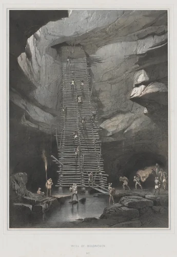 Views of Ancient Monuments in Central America, Chiapas and Yucatan, Pl. 20: Well of Bolonchen by Frederick Catherwood, print, 1844