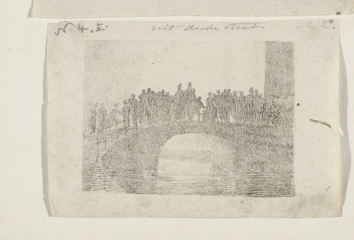 Serenade by Cornelis van der Griendt, print, 1852