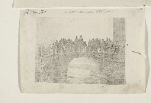 Serenade by Cornelis van der Griendt, print, 1852