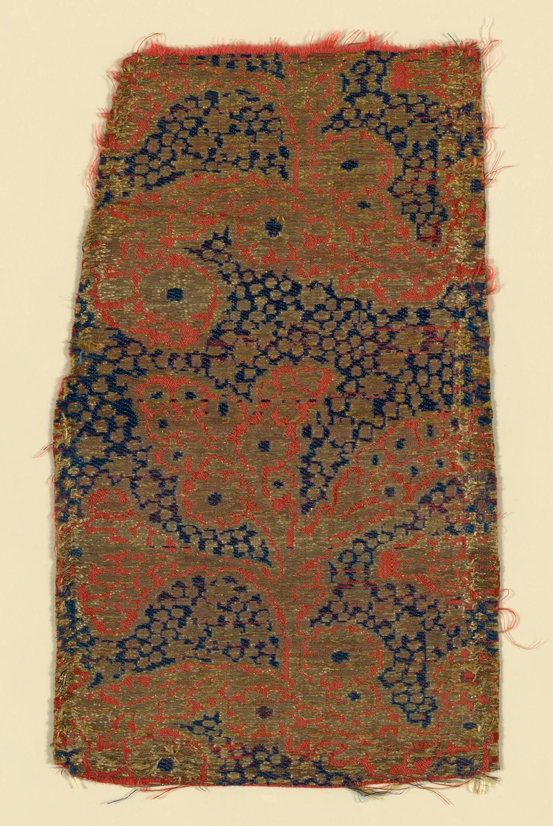 Fragment (Dress Fabric) by Iran, textile, 1801-1900