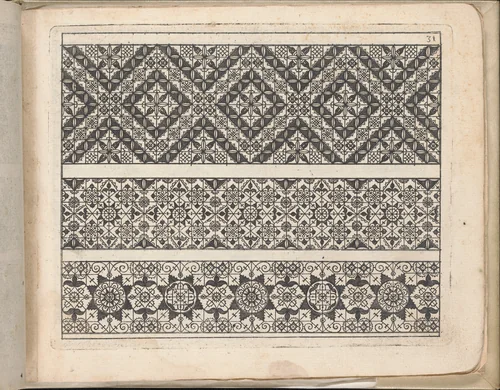 Schön Neues Modelbuch (Page 36 recto) by Johann Sibmacher, book, 1597