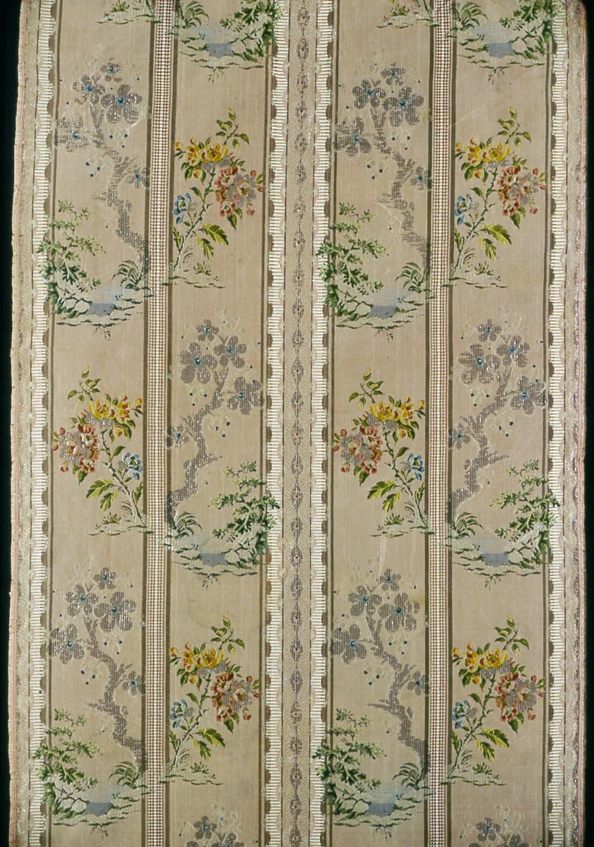 Panel by Probably France, textile, 1755-1780