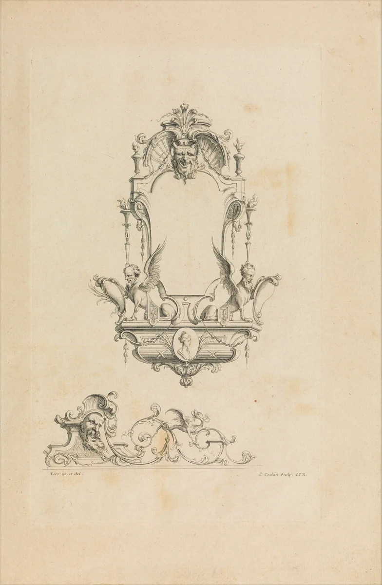 Cartouches Nouvellement Inventez par J.B. Toro by Jean Bernard Toro, book, 1716
