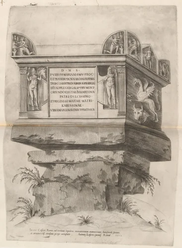 Tomb of Nero by None, print, 1540-1570