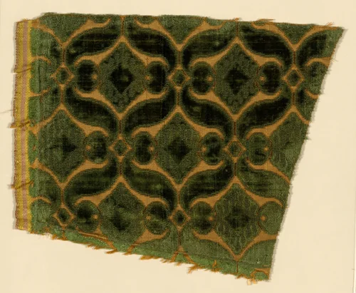 Fragment by Italy, textile, 1590-1610