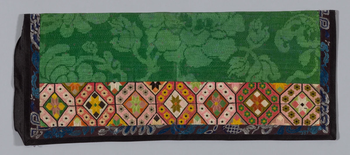 Trouser Band by Han-Chinese, textile, 1875-1900