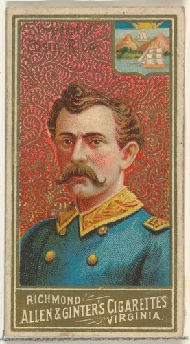 President of Costa Rica, from World's Sovereigns series (N34) for Allen & Ginter Cigarettes by Allen & Ginter, print, 1889