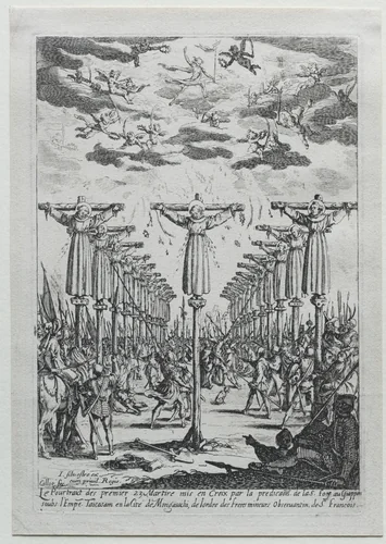 The Martyrs of Japan by Jacques Callot, print, 1627